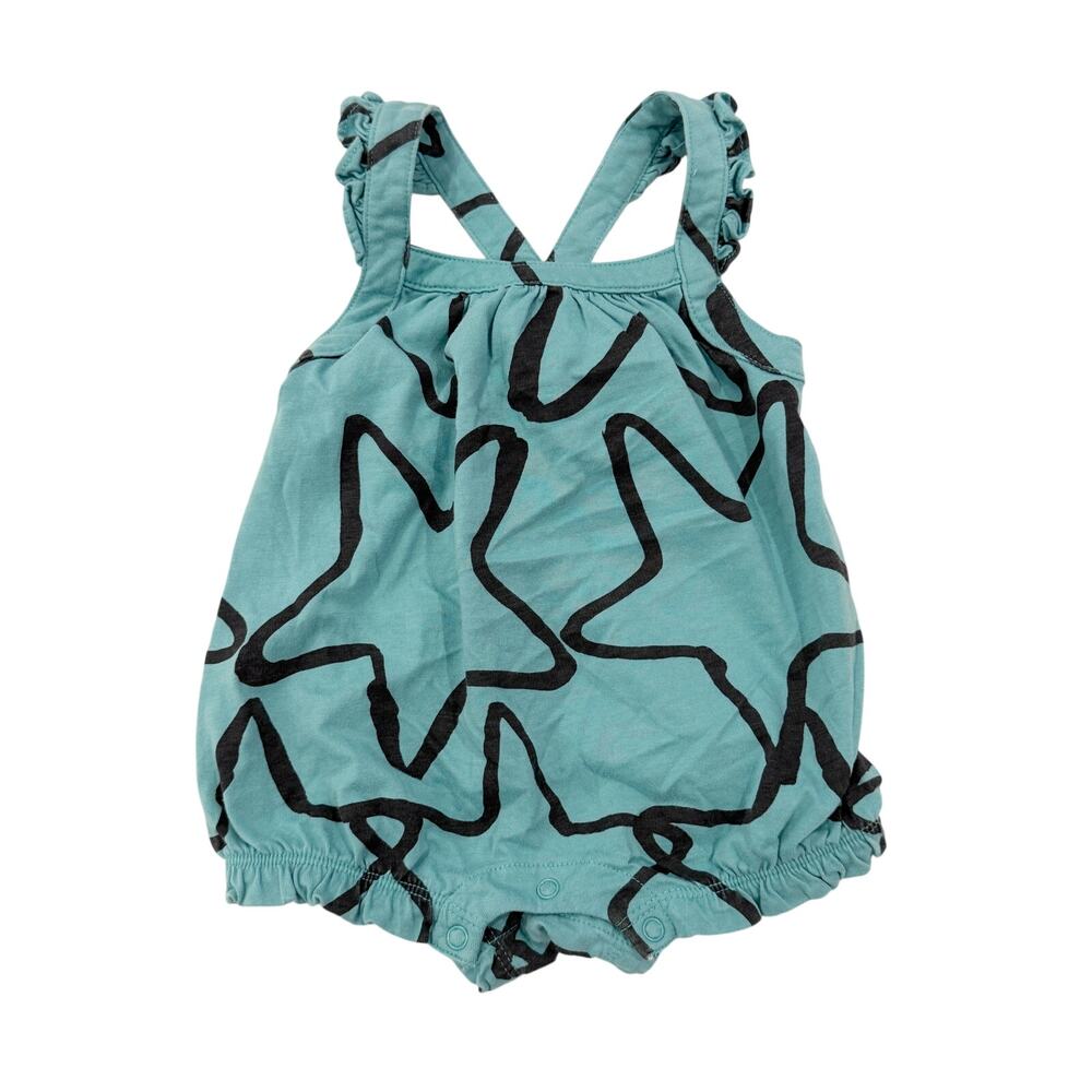 TEA Girls Star One-Piece Romper 9-12M (1454)